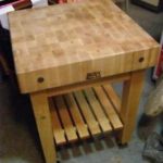 : butcher block table