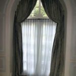 : arched window treatments diy