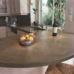 : cement countertops stain