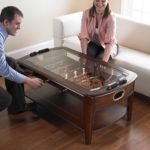 : foosball coffee table with stools