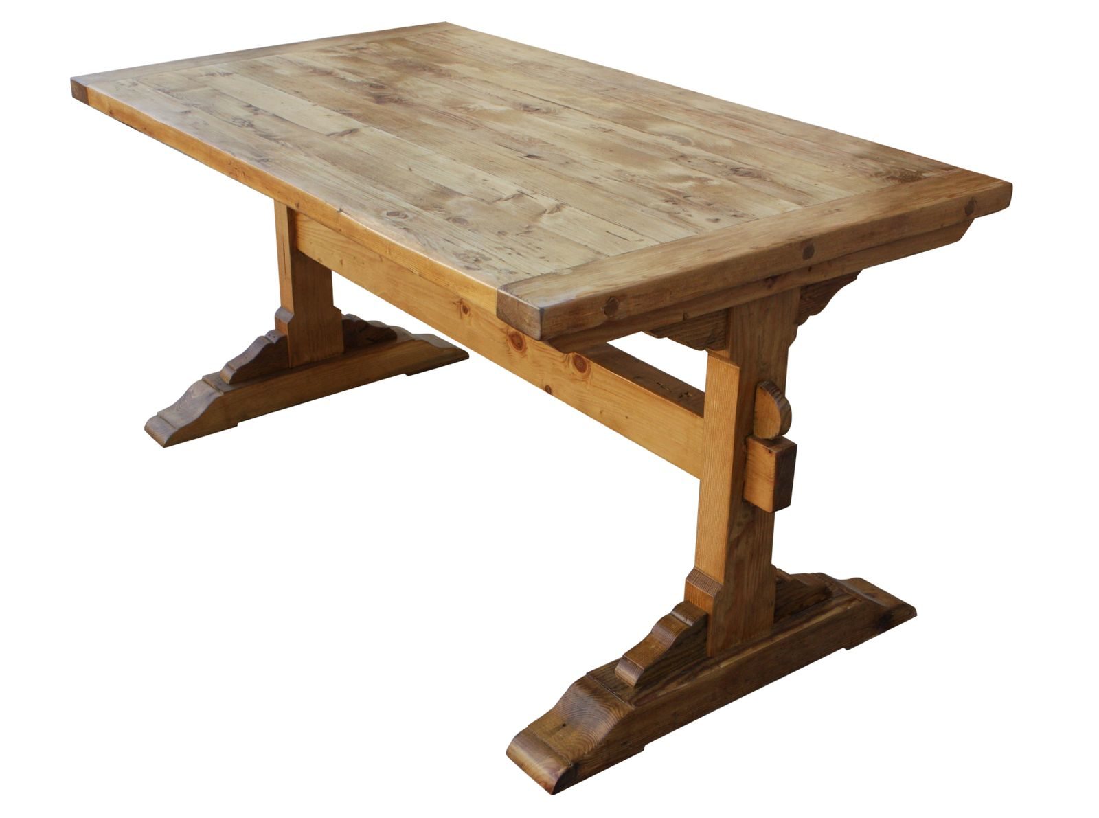 kitchen table with trestle base