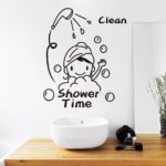 : wall decor stickers for bathroom